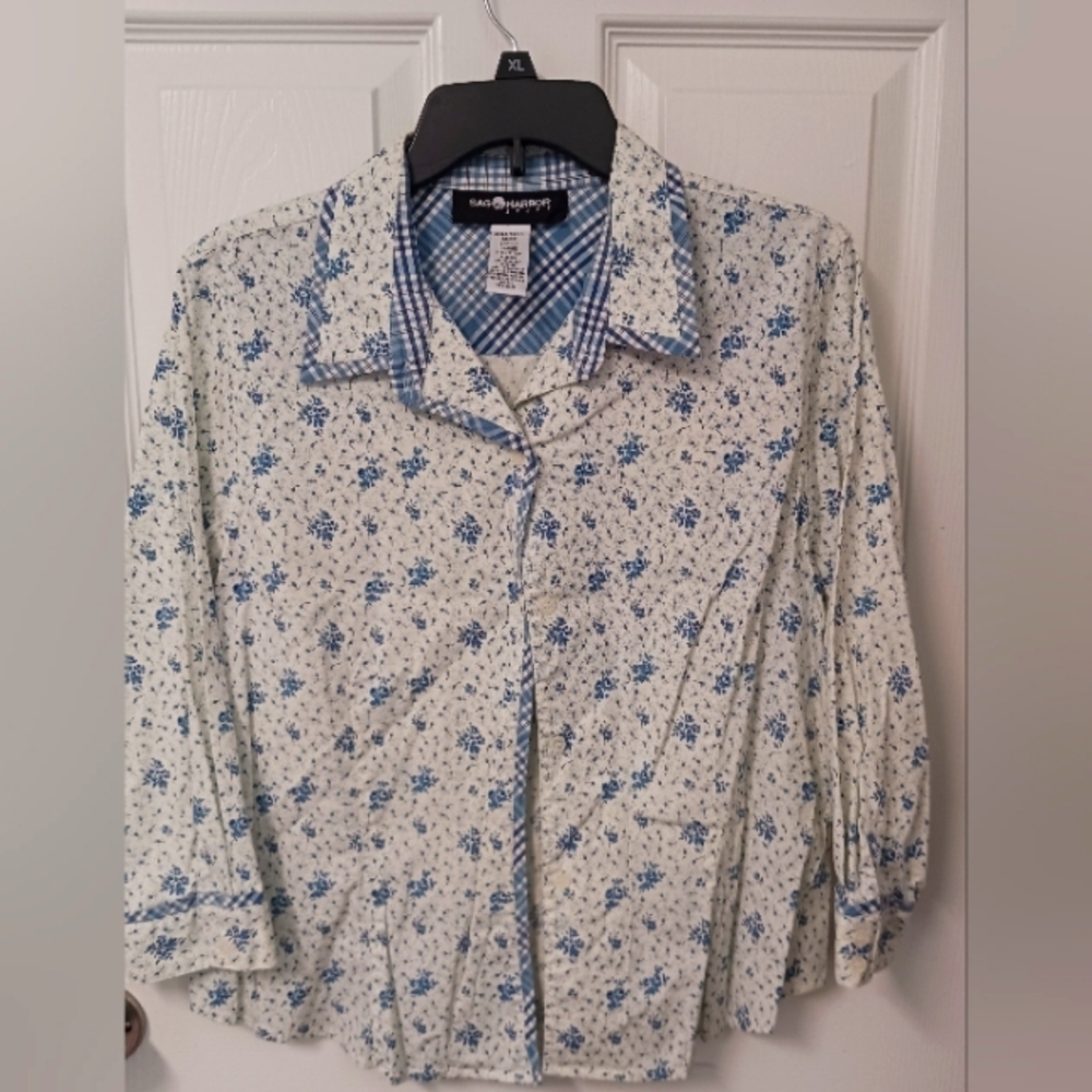 Sag harbor sport shirt size L ( vintage)